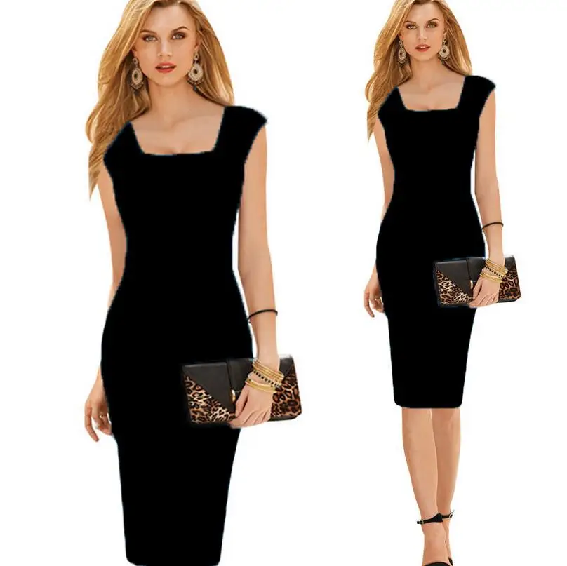 Платье карандаш для женщин элегантное облегающее платье футляр модное