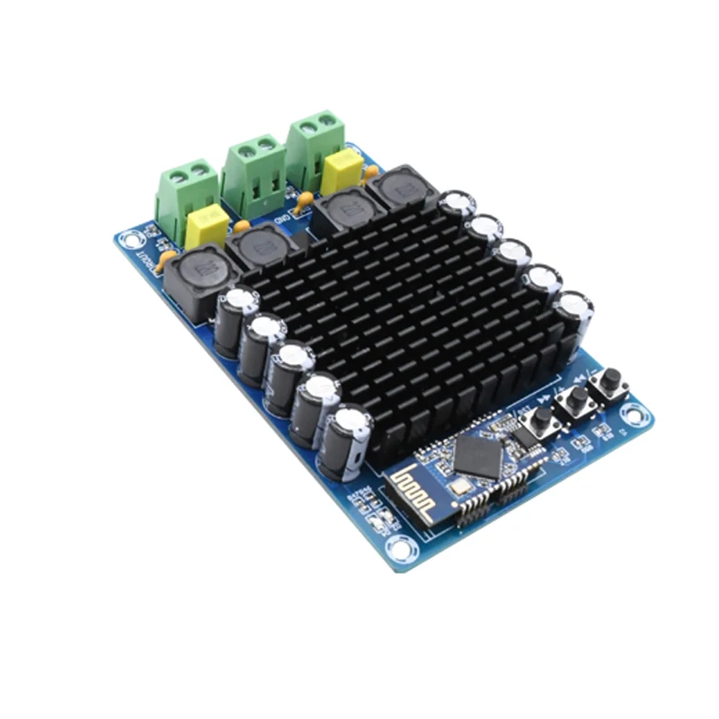 TDA7498 HD Bluetooth усилитель плата высокой мощности Цифровой усилитель аудио усилитель двухканальный модуль 2*100 Вт DC12-24V DIY AMP