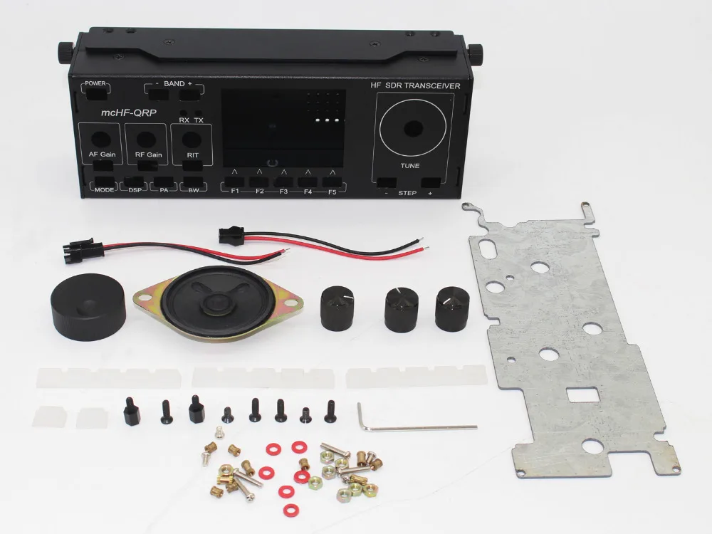 

New Aluminum shell Cover Case Button DIY Kits for mcHF mcHF-QRP SDR Radio SDR transceiver