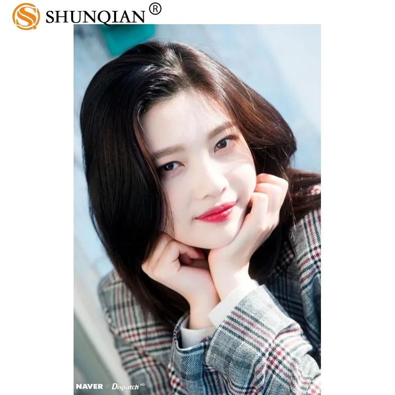 Новое поступление красный бархатный Красивый атласный постер KPOP с