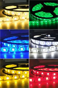 Светодиодная лента SMD5050 мягкая Водонепроницаемая LED полоска для украшения