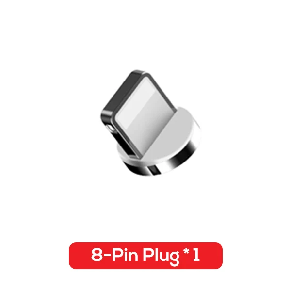 Магнитный кабель Micro Usb type-C для быстрой зарядки, 2 м, длинный зарядный провод для Xiaomi Mi9 Mi8 Se/lite A2 Redmi Note 7 6 Pro Y3 - Цвет: Only Plug for Apple