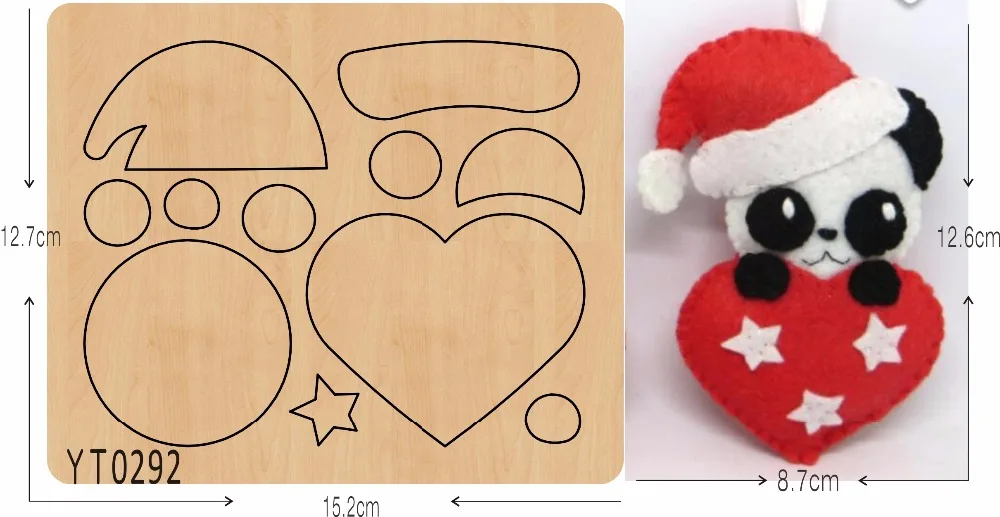 

Love Panda DIY Muyu Wooden Mold Cutting Dies Suitable For Market General Machines