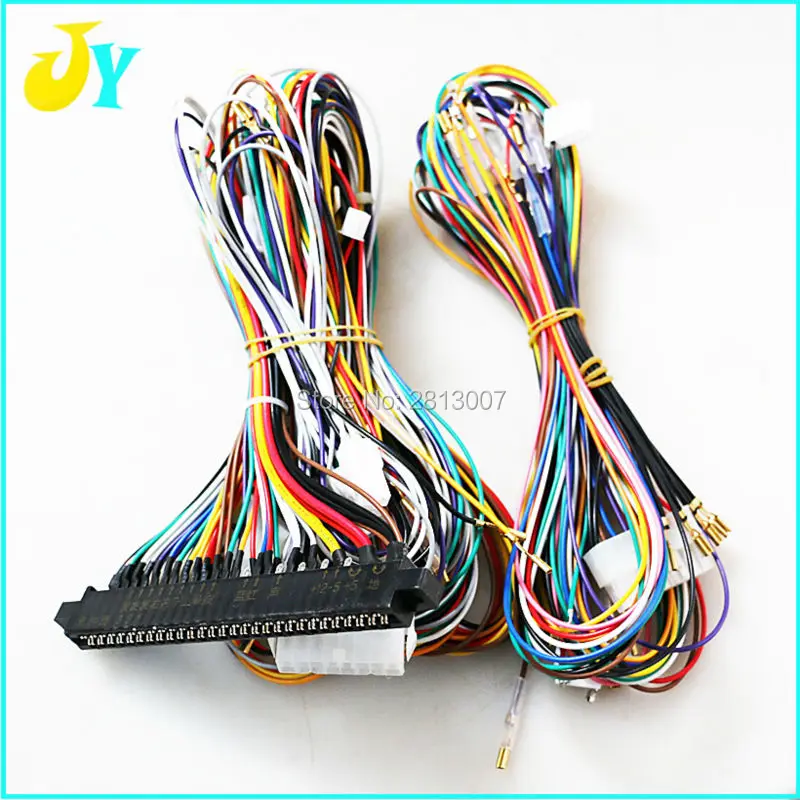 Жгут проводов Jamma с 5 6 кнопками действия 28 штифтов провода для джойстика sanwa
