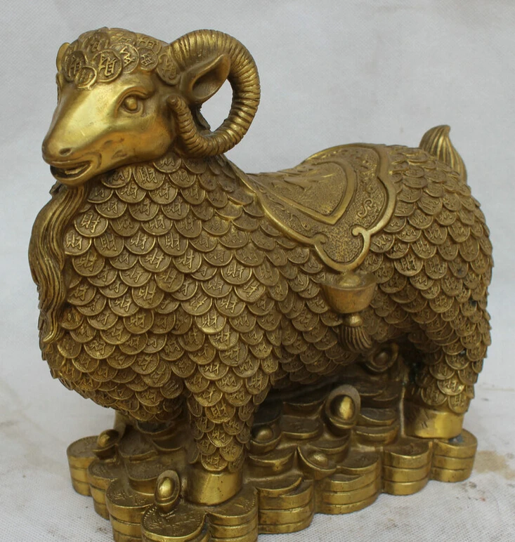 Песня voge gem S6016 10 &quotКитайская латунь богатство Money зодиакальный год фэн-шуй
