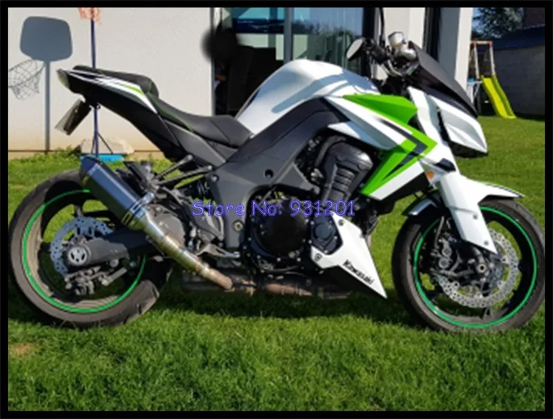 Мотоциклетные слипоны для Kawasaki Z1000 выхлопная труба система соединение глушителя средняя труба с Akrapovic глушитель Escape Moto