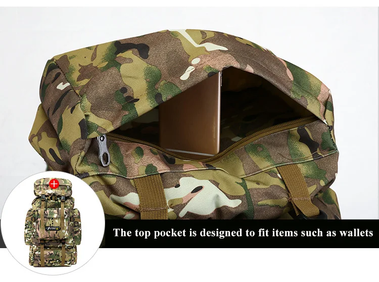 70L Tactical Bag Men Military Backpack Mountaineering Unisex Sport Outdoor Travel Bags Molle Backpacks Hunting Camping Rucksack