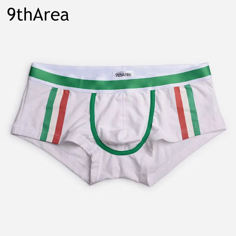 9 tharea Мужское нижнее белье Для мужчин s трусы яркие цветные линии модная