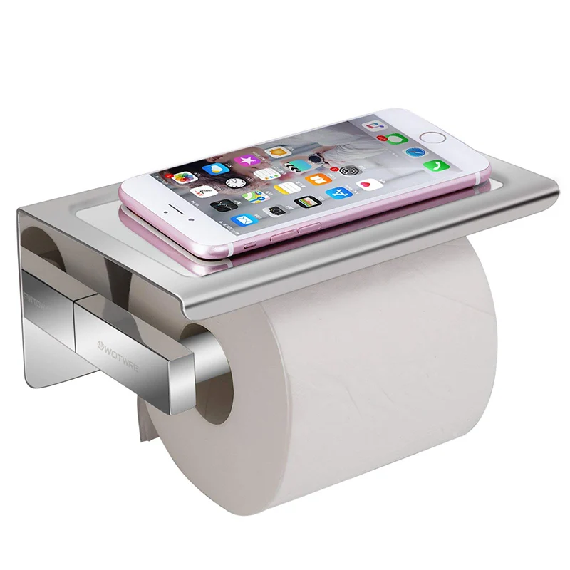 Wall Mounted Toilet Roll Storage Bathroom Self Adhesive Things For Home Holder Shower Paper Organizer Stand Household