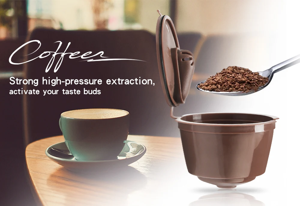 Новые 3/4 шт. combinacapsule кофе Refilable капсулы 2 Тип 3rd Genration многоразовые капсулы Dolce Gusto Обновление версии фильтр