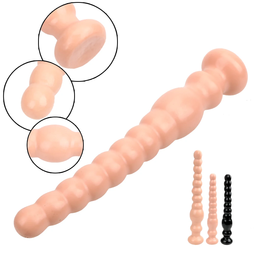 Большой фаллоимитатор OLO анальные бусины для массажа простаты заднего двора