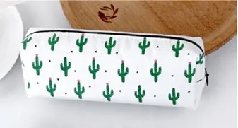 octagon many cactus Карандаш кактус чехол Холст Школьные принадлежности кавайи канцелярские принадлежности Estuches Chancery школьный милый креативный пенал - Цвет: octagon many cactus