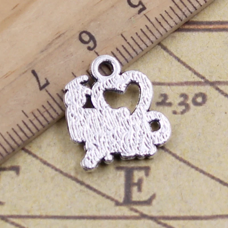 

15pcs Charms Love To Cheer Cheerleading 17x16mm Tibetan Pendants Crafts Making Findings Handmade Antique DIY Jewelry