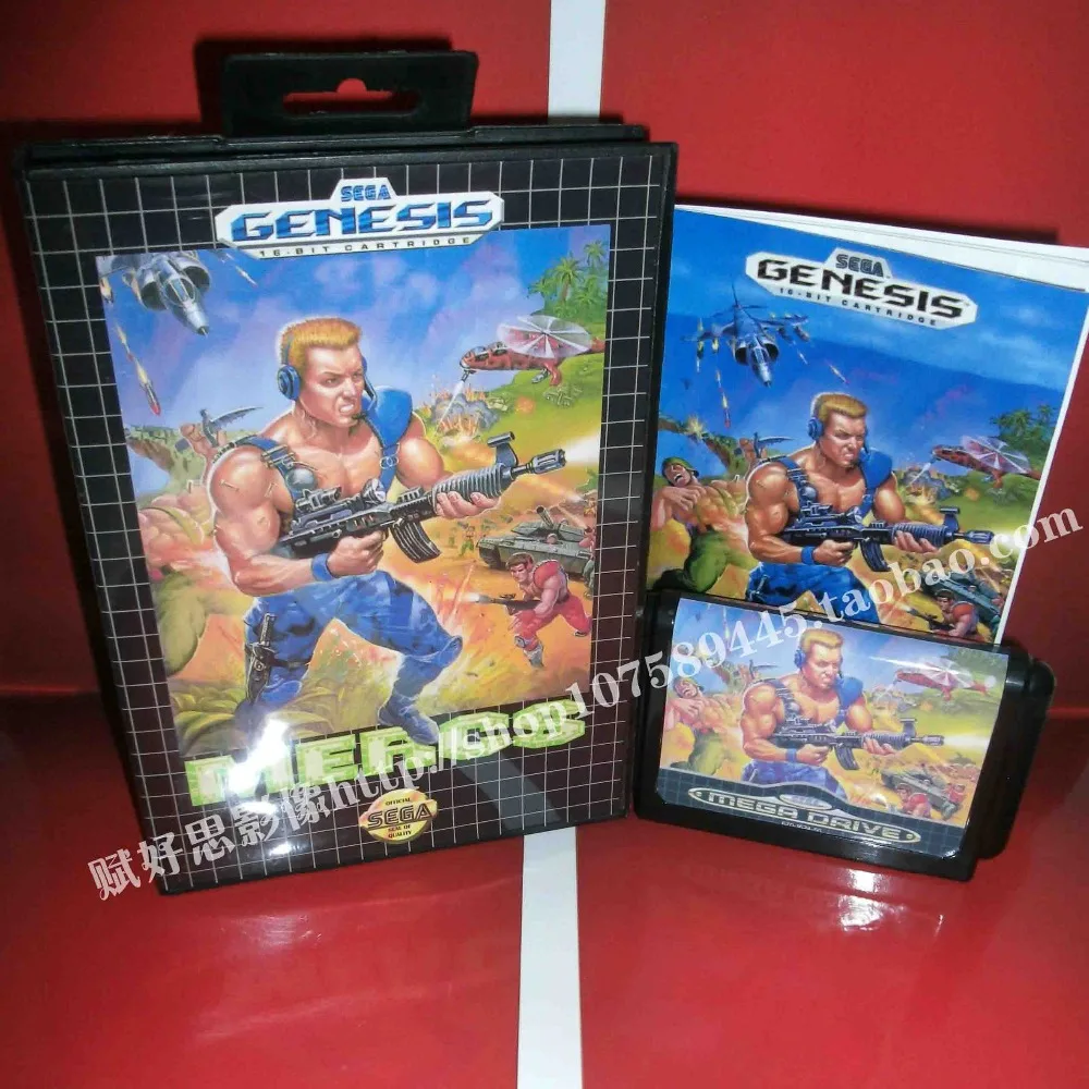 Sega MD игра Mercs с коробкой и руководством для 16 бит игровой картридж Megadrive бытие