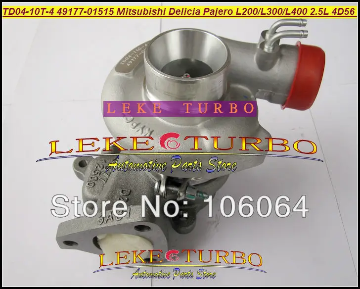 Бесплатная доставка Турбокомпрессор TD04 49177-01515 49177-01503 для Mitsubishi L300 4WD Delicia Pajero Shogun