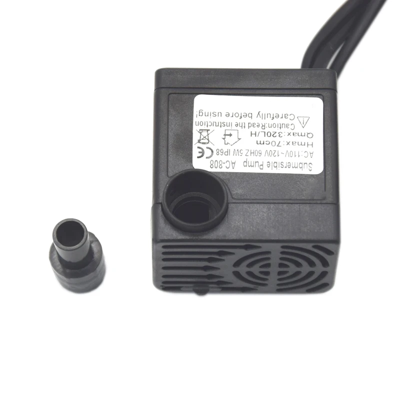 US Plug AC 110V 5W погружной водяной насос аквариум фонтан Пруд микро мини бак