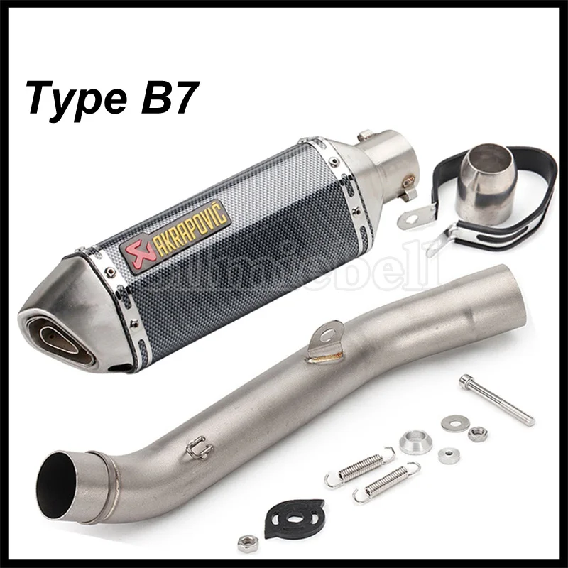 Akrapovic выхлопная труба мотоцикла для Kawasaki Z800 выхлопная 2013- без шнуровки выхлопная труба мото Глушитель со средней соединительной трубой