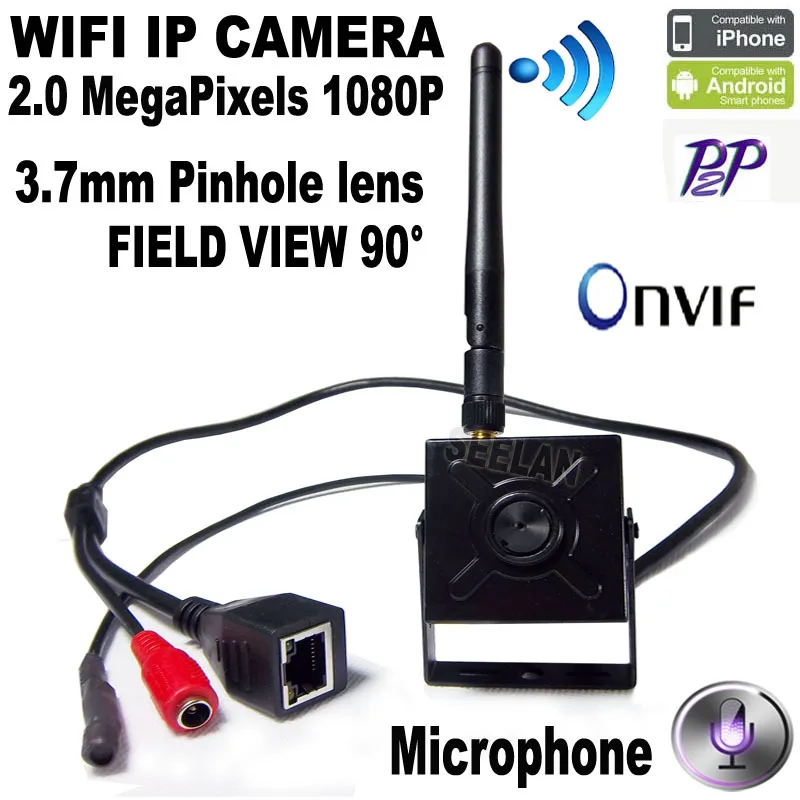 

Беспроводная камера HQCAM 1080 P, Wi-Fi ip мини wifi ip-камера 2,0 МП 3,7 мм объектив H.264 Onvif2.0, камера безопасности, wifi камера видеонаблюдения