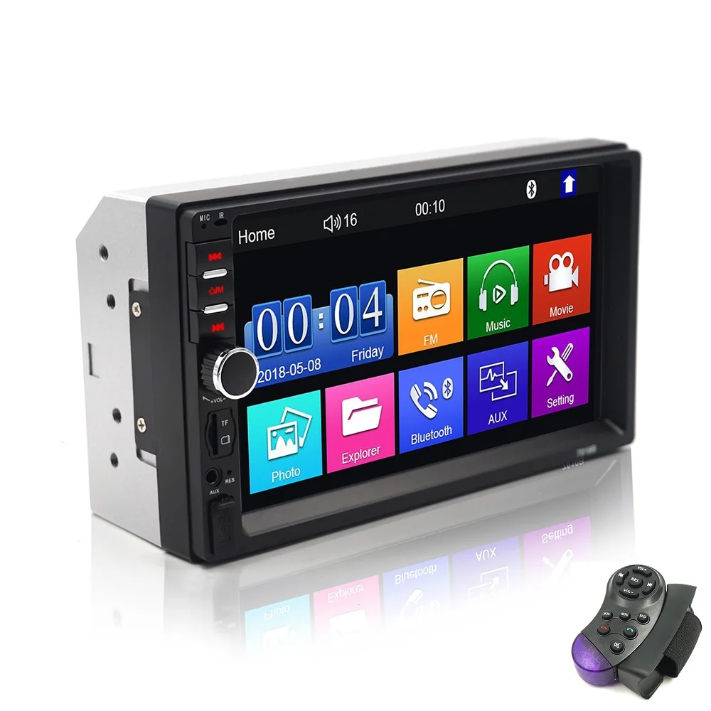 steering control Carsanbo Universal 2 din Car Multimedia Player Autoradio 2din Stereo 7" Touch Screen Music Video MP5 Player Auto Radio Bluetooth - Цвет: steering control