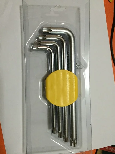 9 шт. (T15 T20 T25 T27 T30 T40 T45 T50 T55) метрический длинный ключ torx инструмент для ремонта
