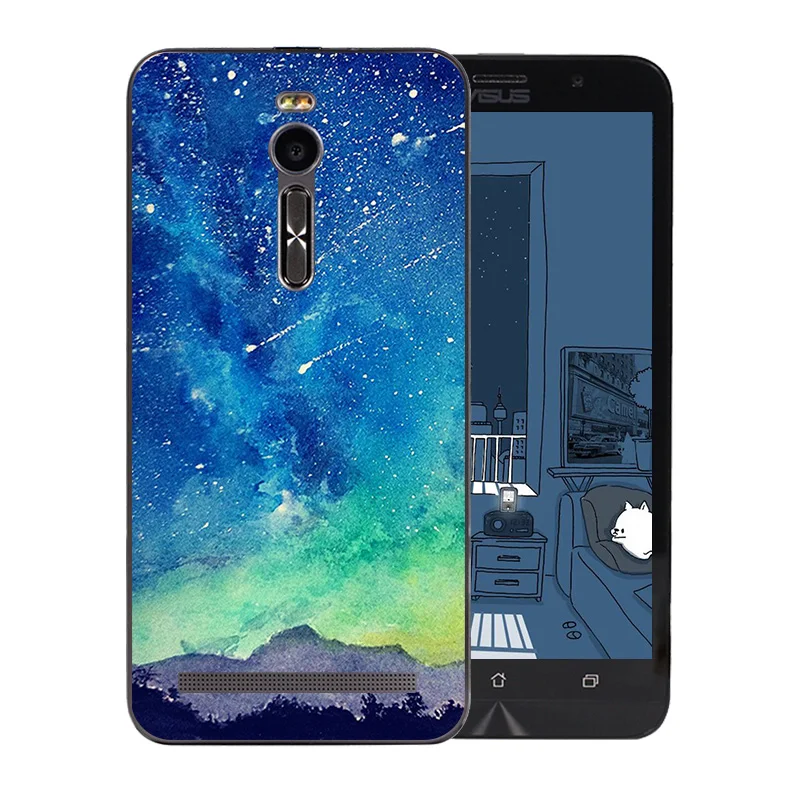 Чехол для телефона Asus Zenfone 2 ZE551ML звездное небо узор мягкий силиконовый 5 дюймов ASUS