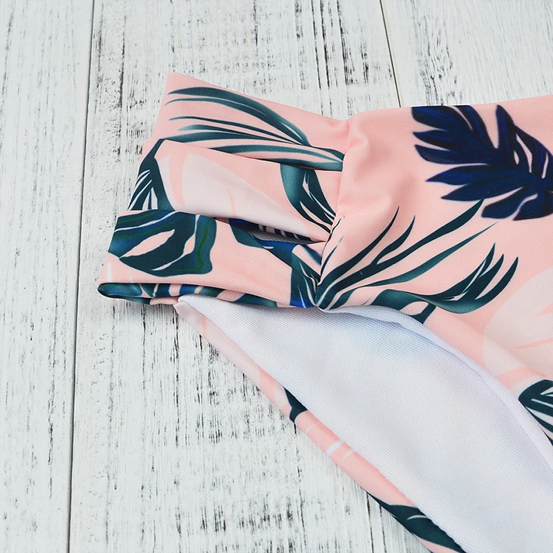 Купальник женский розовый бикини с пуш-апом | Женская одежда