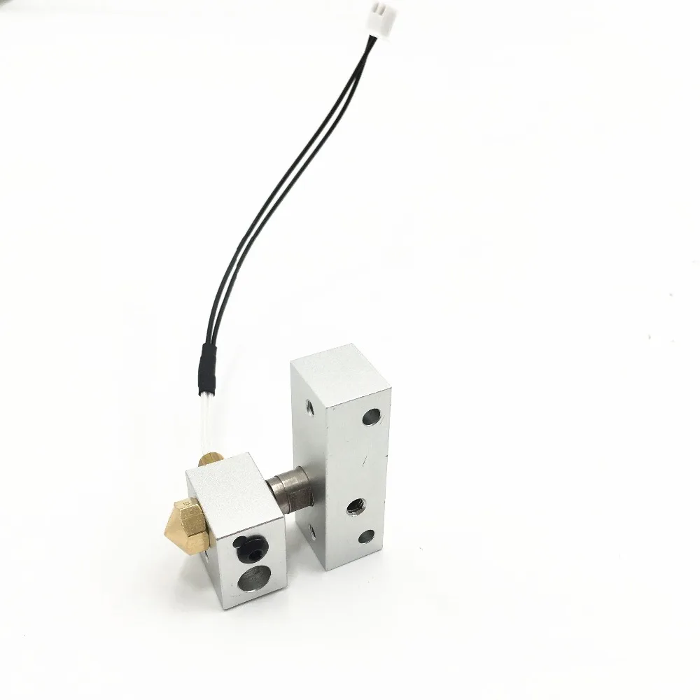 Funssor MK10 экструдер Hotend комплект с M3 Hex термистор установлен в для DIY WANHAO Дубликатор I3 плюс 3d принтер