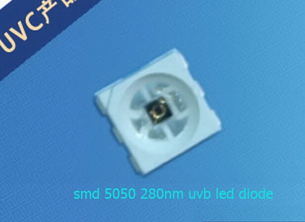 280 нм SMD 5050 УФ UVB светодиодный Диод Ультрафиолетовый 6 8 7 5 В 20 мА|led fall|led indoor christmas
