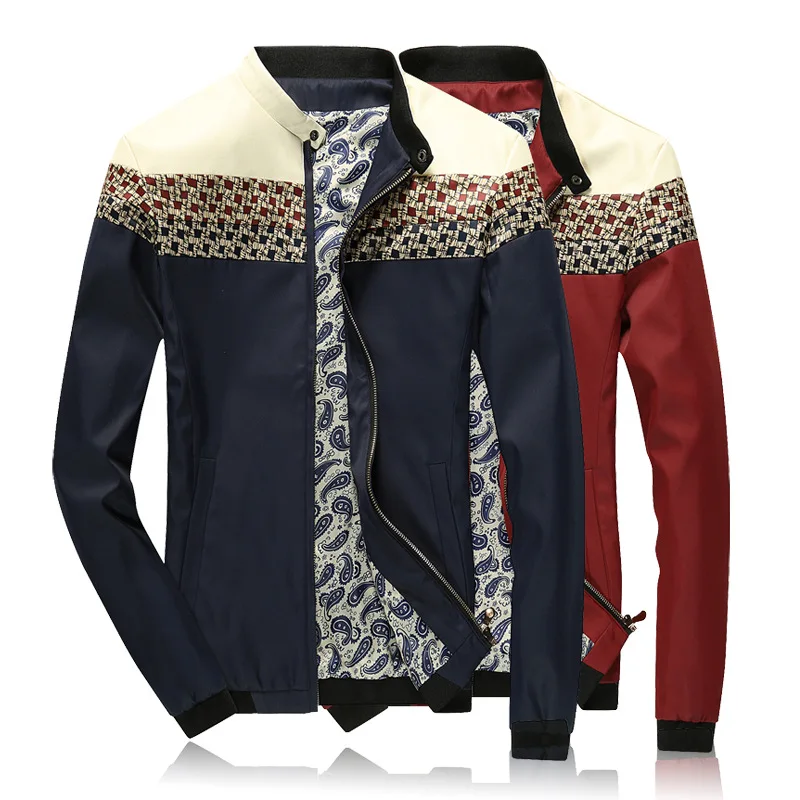 NIANJEEP Весенняя Мужская куртка модные мужские пальто Veste Homme Лоскутная