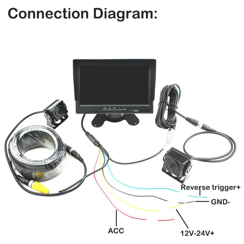Передняя камера заднего вида для грузовика автобуса 24 В 1920*1080P - купить по