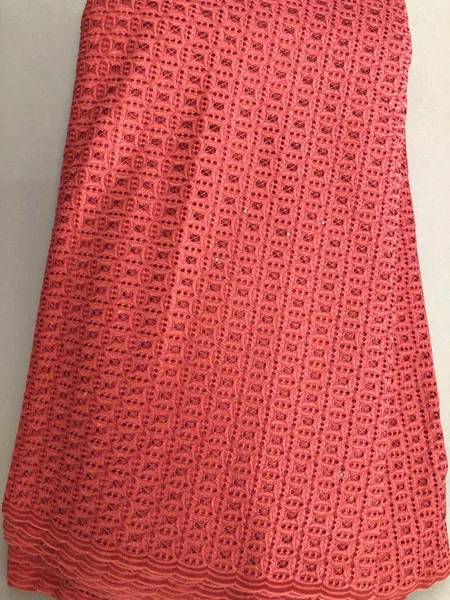 Высококачественная Белая африканская швейцарская вуаль кружевная ткань 2021