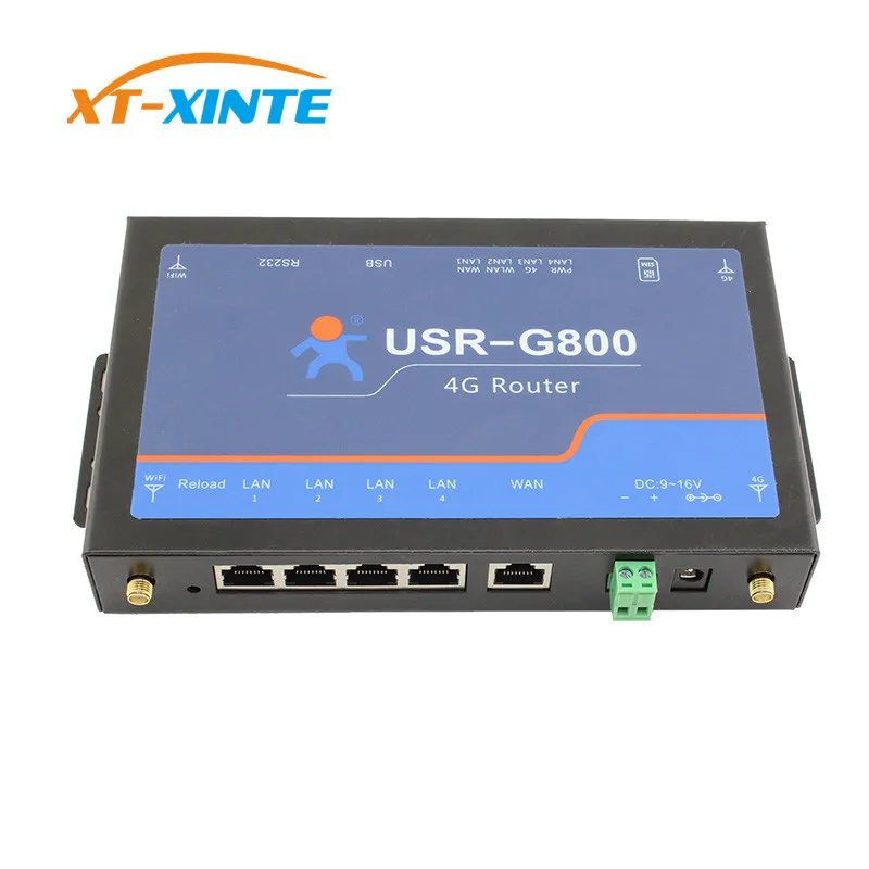 USR-G800-A 4G промышленный LTE vpn-маршрутизатор с RS232 интерфейсом беспроводной 802,11 b/n/g