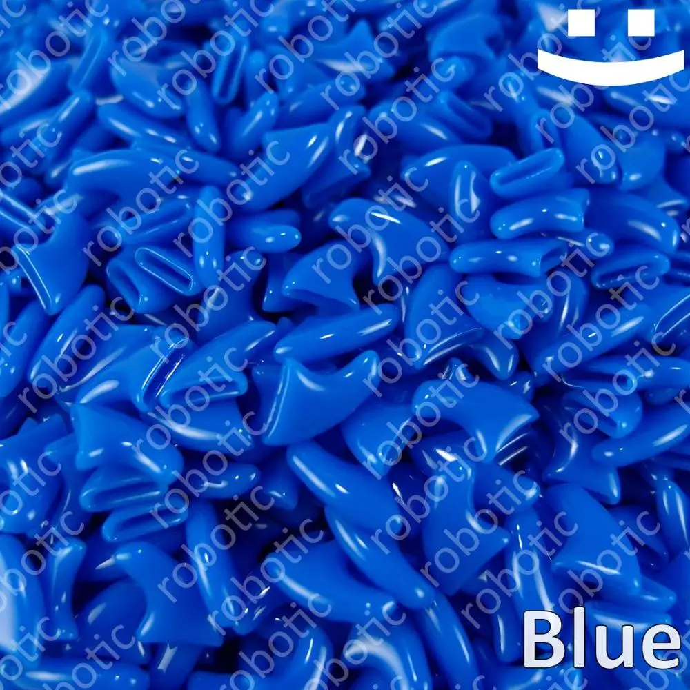 Blue 60 шт.-мягкие колпачки для ногтей для кошек+ 3x клей+ 3x аппликатор/* XS, S, M, L, cover, cat, zpo*/ - Цвет: Blue
