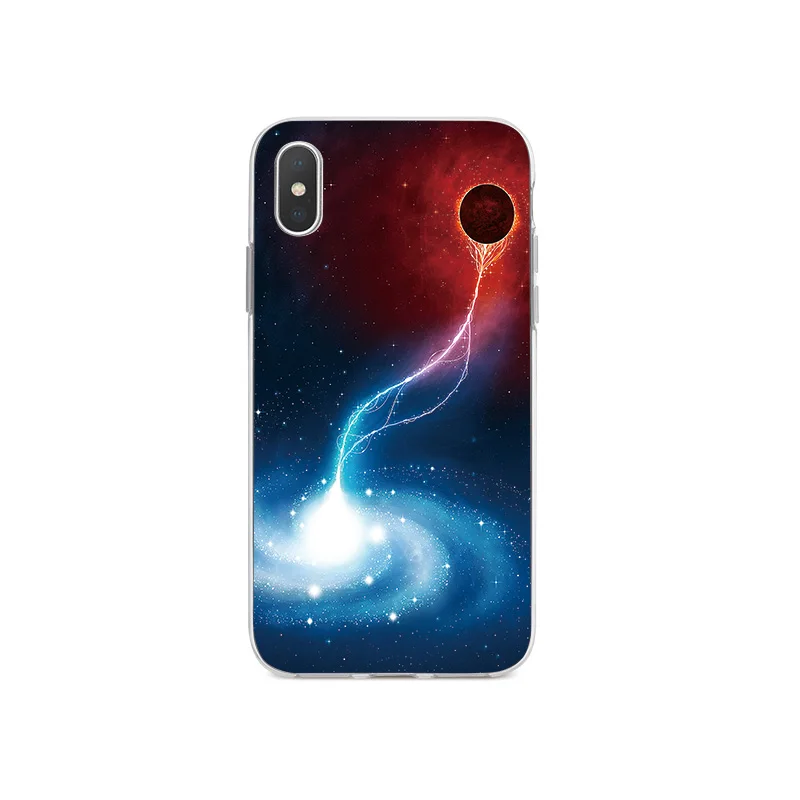 Силиконовый чехол Universe Milky Way для iPhone 6 6S 7 8 Plus 5 5S SE мягкий X XR XS MAX |