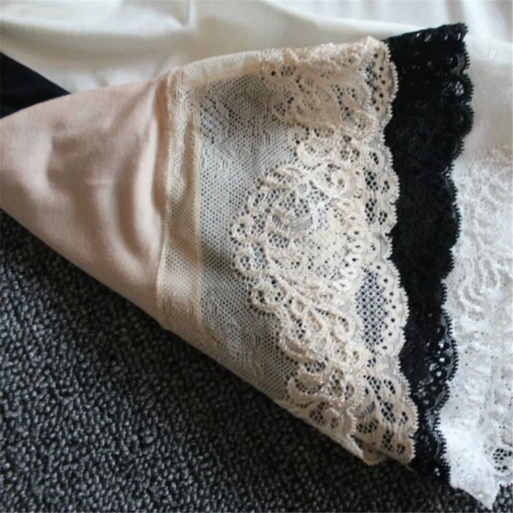 Новинка 2018 женское кружевное нижнее белье средней длины юбка с эластичной