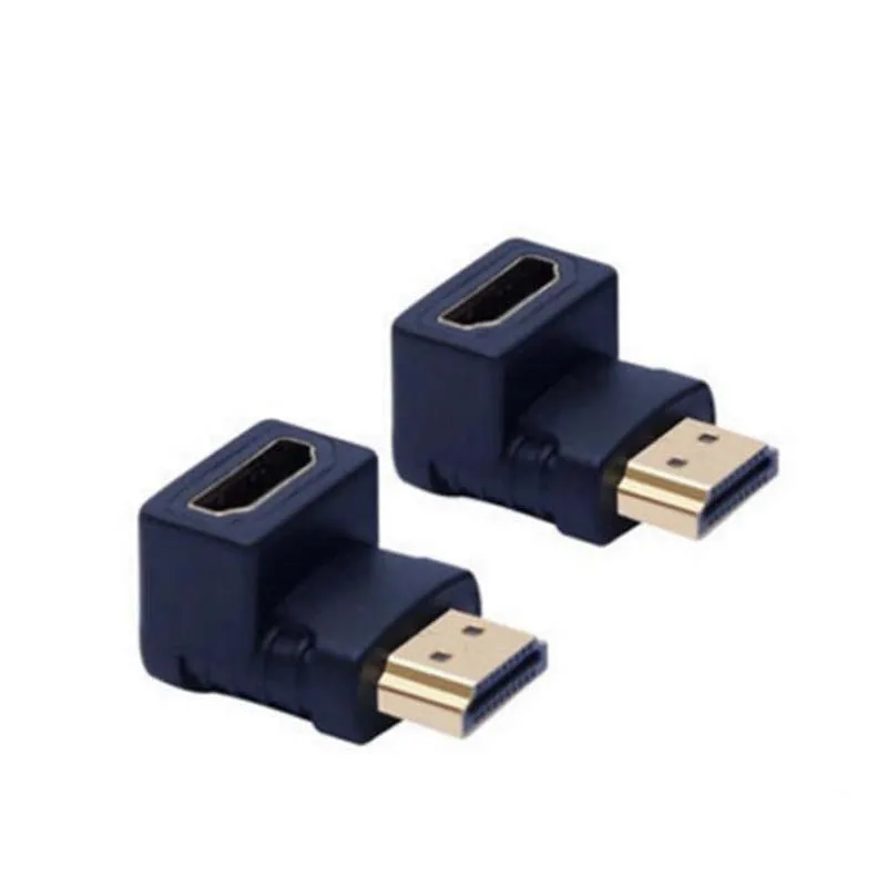 50 шт. HDMI папа к гнездовой кабель адаптер разъем локоть правый угол 90 градусов 270 L