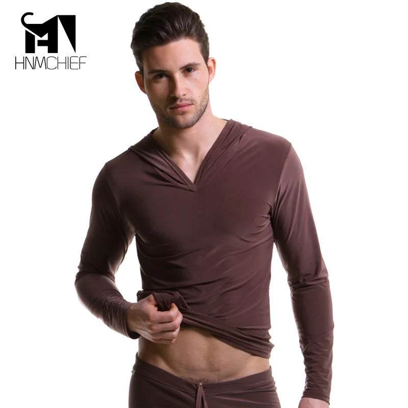 Мужская пижама из полиэстера и атласа прозрачные шелковые рубашки для мужчин