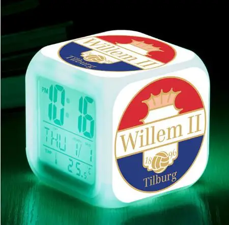 Часы Willem II для футбольной команды цифровые светодиодсветодиодный детей