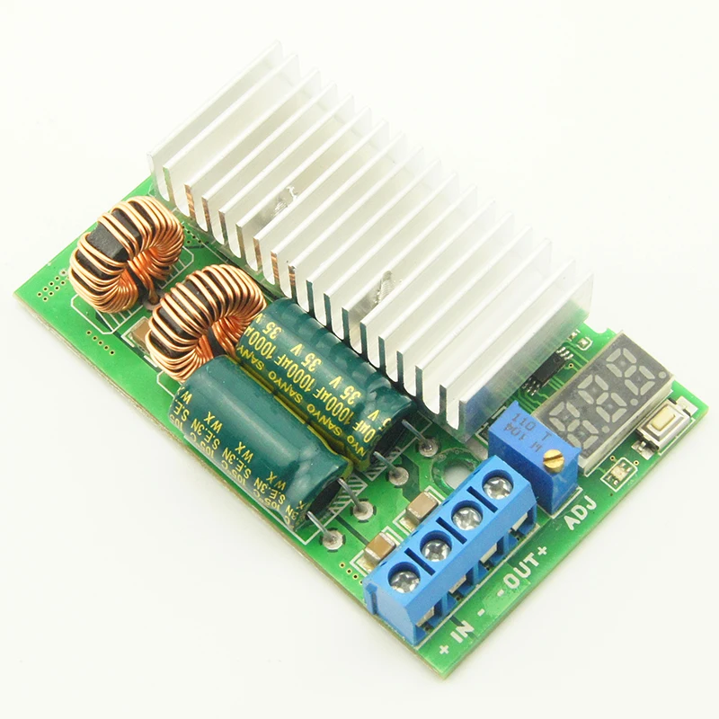 80 Вт 5A 3 V-30 V 0 5 V-33 DC-DC автоматический подъем/понижающий стабилизатор напряжения
