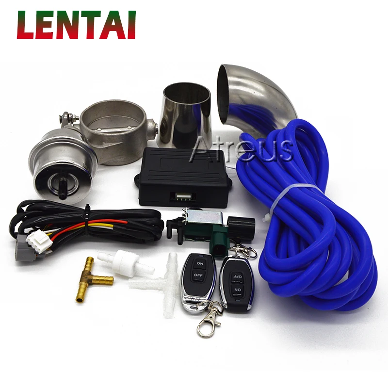 

1Set Car Exhaust Control Valve Set With Vacuum Actuator CUTOUT Automobiles exhaust pipe modification For Kia Mazda Opel Ford BMW
