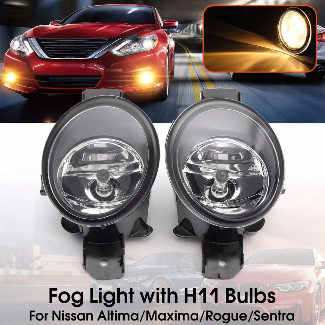 1 пара передние противотуманные фары светильник s для NISSAN Maxima Rogue Altima Sentra X-Trail 2004-2013