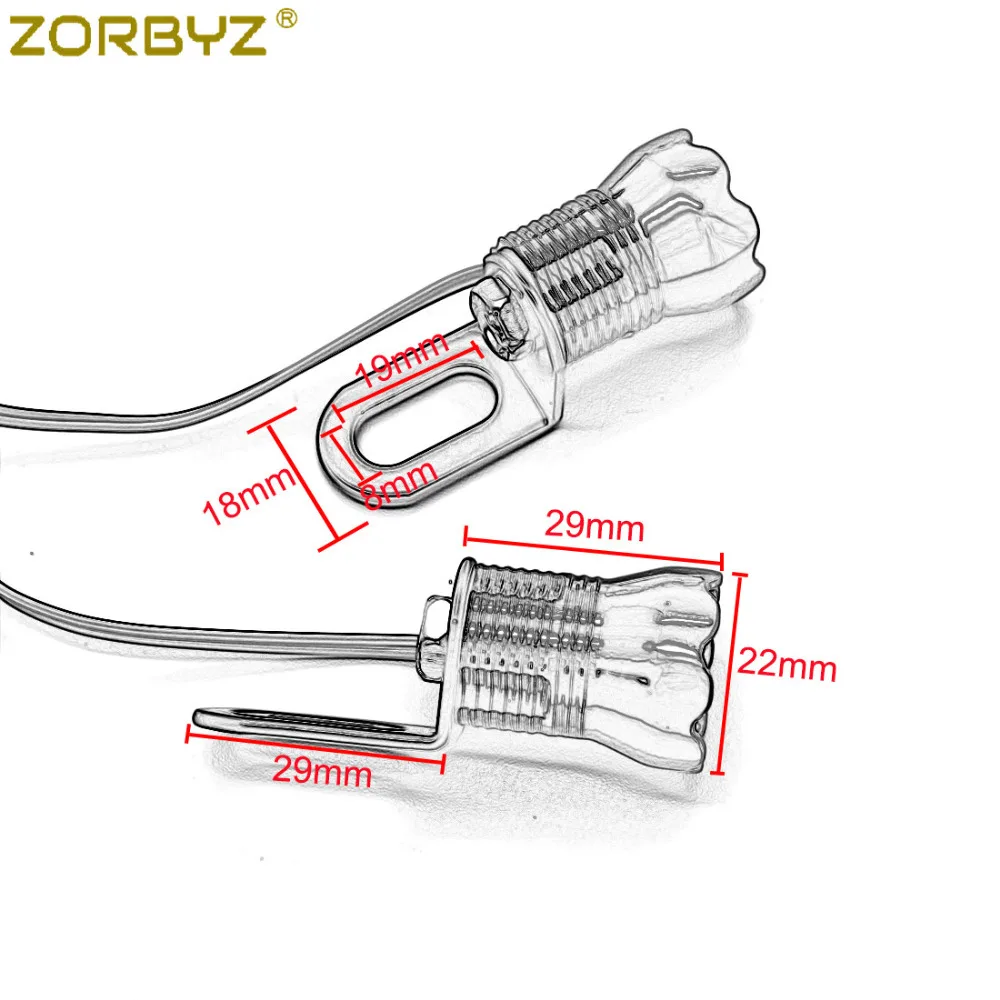 ZORBYZ универсальный 2X мотоциклетный мини светодиодный светильник для вождения