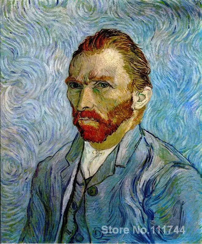 

Self Portrait Vincent Van Gogh famous paintings oil canvas reproduction High quality Hand painted