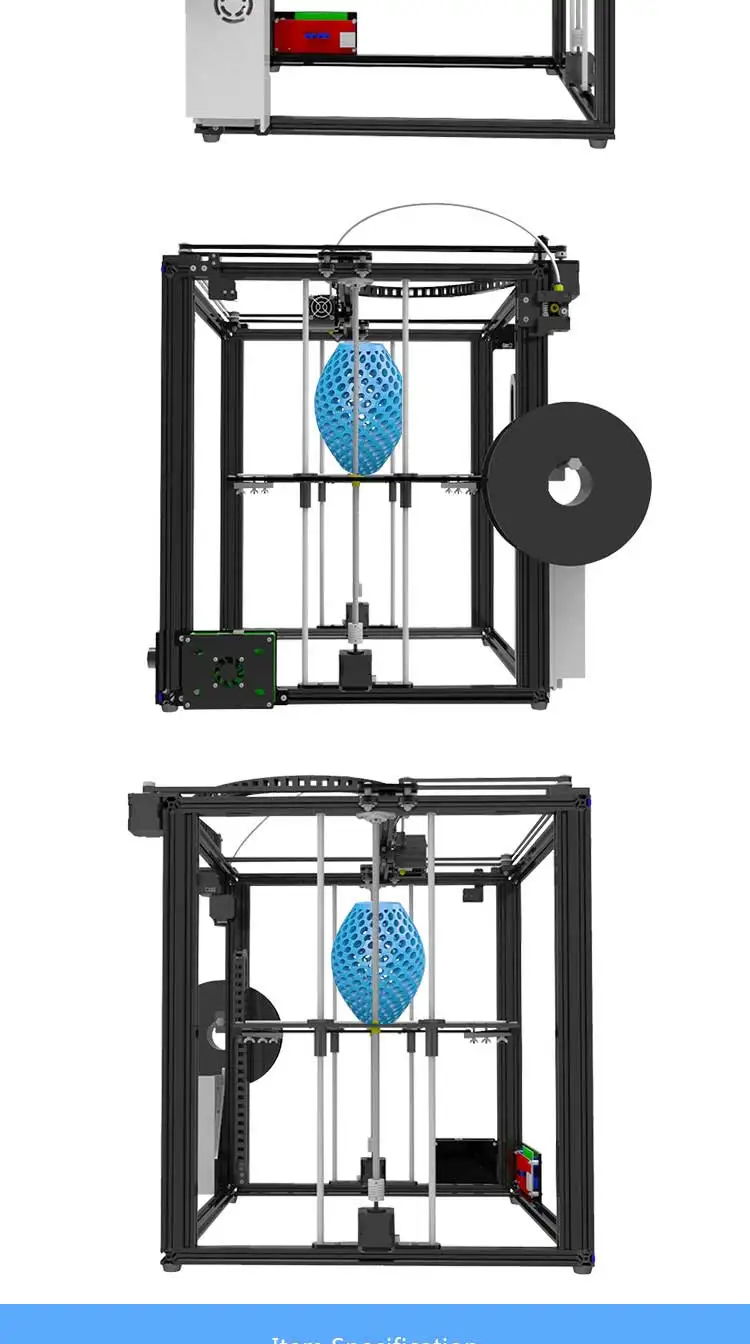 Tronxy X5S 3d Принтер Комплект Большой размер 330*330*400 мм DIY принтеры с горячей sd-картой 12864p ЖК-экран 3d принтер