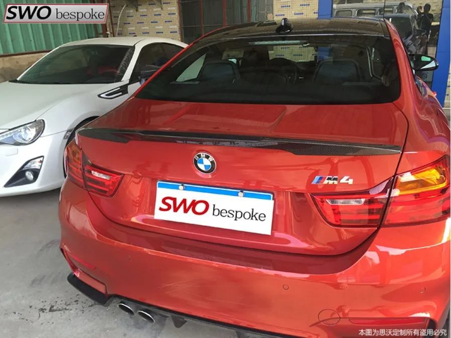 Спойлер HLONGQT из углеродного волокна для BMW F82 M4 2013.2014.2015.2016.2017 высококачественные