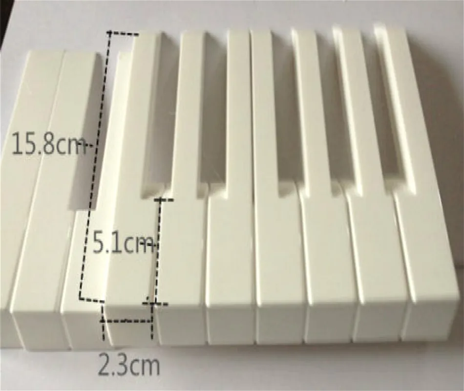 52 pcs piano white keys skin аксессуары для фортепиано |