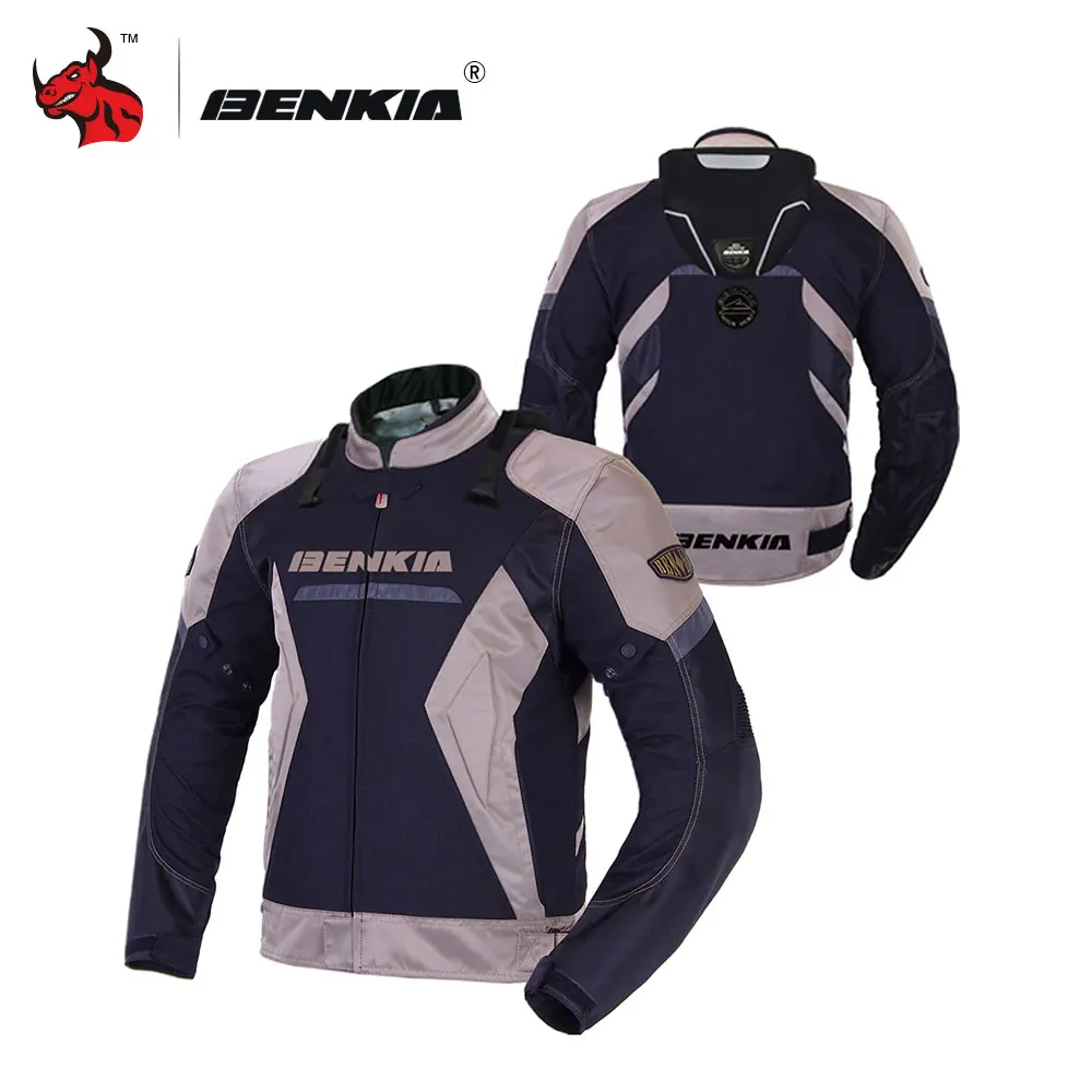 BENKIA Men Motorcycle Textile Jacket Black Racing Winter Detachable Warm Liner | Автомобили и мотоциклы