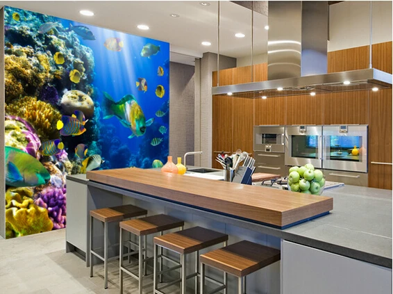 Мультяшные обои на заказ 3D фрески с пейзажем для гостиной спальни ресторана