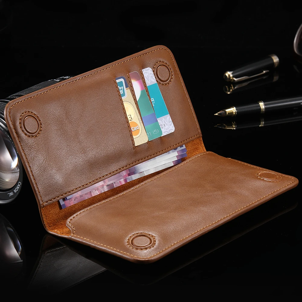 FLOVEME 5.5 Inch Wallet Mobile Phones Case For iPhone XR XS X 8 7 Plus Leather Bag For Xiaomi Samsung Huawei Phone Accessories