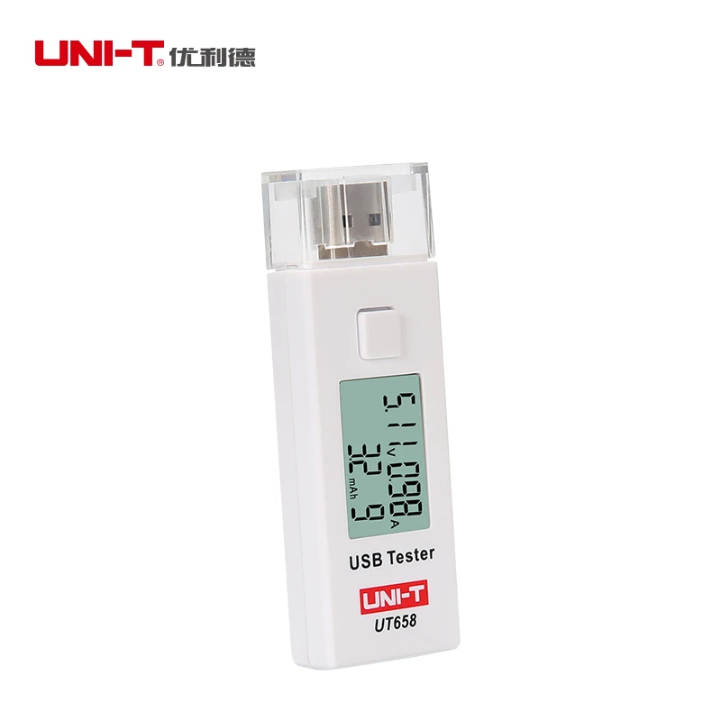 UNI-T UT658 UT658B USB Тестер Вольтметр Амперметр цифровой ЖК-дисплей монитор напряжения измеритель тока 9 в 3 А с подсветкой